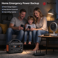 Station d'alimentation solaire rechargeable 300W de qualité supérieure, directement de l'usine, pour l'extérieur, station d'alimentation portable 300W pour le camping