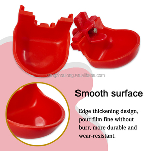 ZZ giorno vecchio pulcino che innaffia il capezzolo orizzontale automatico del capezzolo bevitore di pollo di plastica - Product Image 2