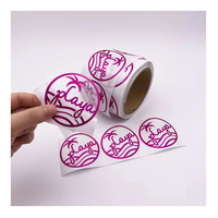 Autocollants adhésifs personnalisés, étiquettes en vinyle imperméables pour l'emballage de produits cosmétiques, mascara, faux cils, soins de la peau, dentifrice, shampoing