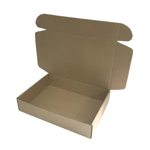 Wholesale Eco Friendly Carton Cardboard Packaging Underwear Clothes Brown Corrugated Paper Board Mailer Box With Custom Logo