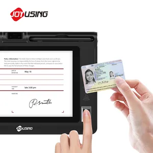 10.1 Inch Lcd-Display Handtekening Pad Smartcard Lezer Vingerafdrukherkenning | Monoculaire Of Binoculaire Camera | Sdk