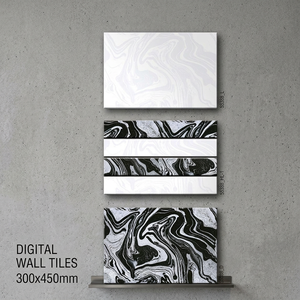 300x450mm 30x45cm Ceramic Wall Tiles Glossy Japanese Design Waterproof Wear Resistant for Interior Walls Outdoor Hall Mall - Product Image 1