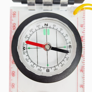 DF MC-MICRO เข็มทิศพกพาสำหรับตั้งแคมป์กลางแจ้ง เข็มทิศแผนที่แบบมัลติฟังก์ชั่นพร้อมฟังก์ชั่นปรับการเบี่ยงเบนของแม่เหล็ก - Product Image 4