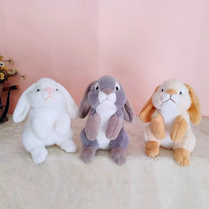 Peluche Lapin à Oreilles Tombantes, Poupée en Peluche, Ornement Animal en Polyester Rembourré de Coton PP pour Décoration Intérieure et Cadeaux de Fêtes - Product Image 3