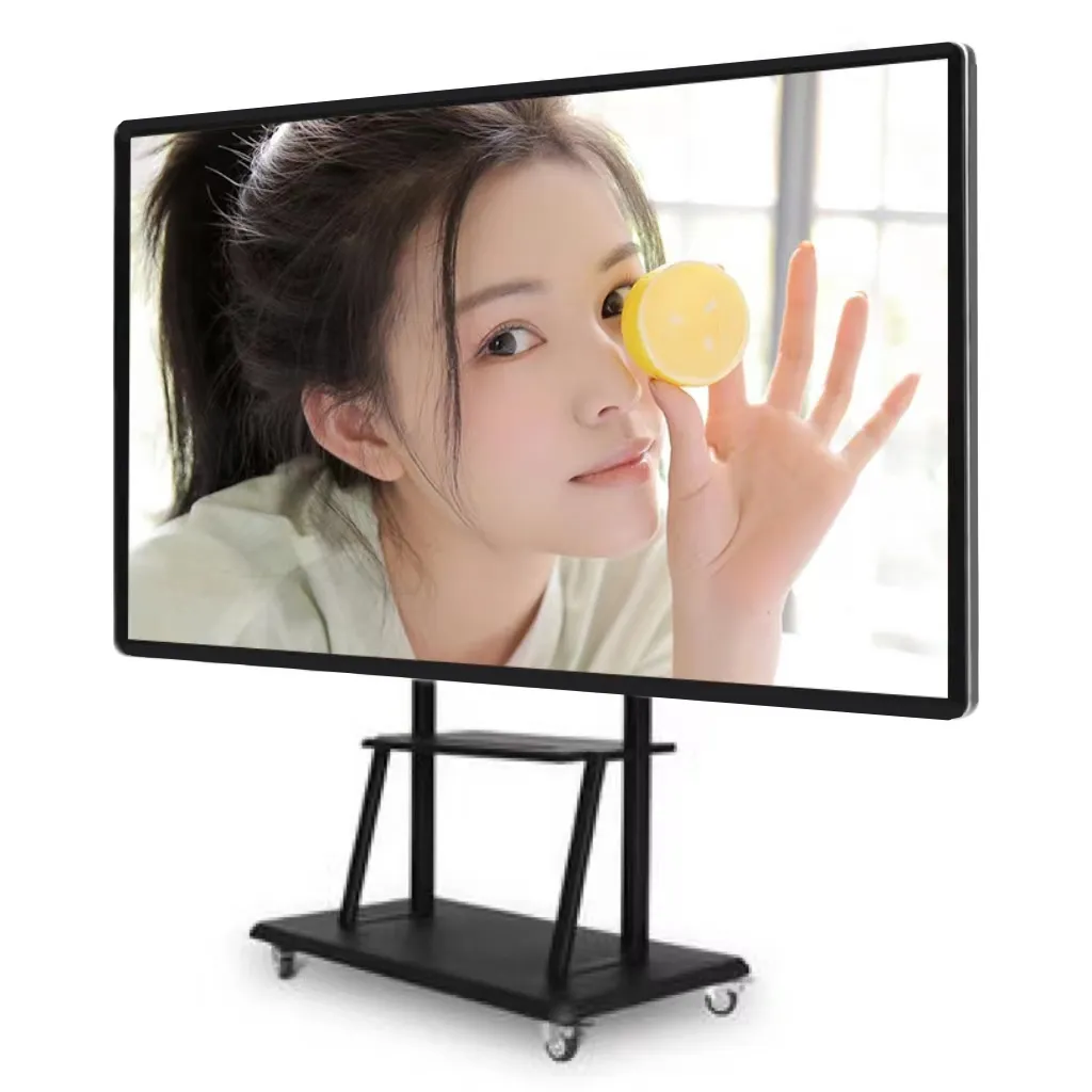 Lcd Touch Screen Monitor 3D Advertising TV Digital Signage Screen Indoor Floor Standing Digital Signage