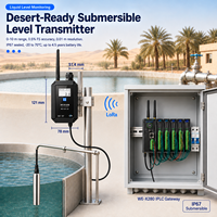 Transmetteur de niveau de liquide industriel LoRa RS485 Modbus 4G NB-IoT, sonde submersible IP67, batterie pour la surveillance des réservoirs d'eau