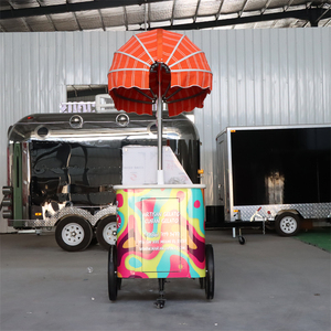 Été Populaire Application <span class=keywords><strong>De</strong></span> Rue Chariot Gelato Italien Chariot <span class=keywords><strong>De</strong></span> Crème Glacée Avec la norme Européenne - Product Image 5