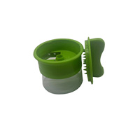 Coupe-légumes multifonctionnel quotidien en ABS avec râpe spirale en acier inoxydable, fonctionnement manuel