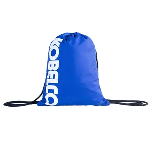 Logotipo personalizado 900d Nylon Impermeável Ginásio Desenhar String Bag Poliéster Esportes Armazenamento Treinamento Drawstring Mochila com Logotipo