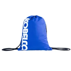 Custom Logo 900d Nylon Waterproof Gym Draw String Bag Polyester Sports Storage Training Drawstring Backpack Bag with Logo