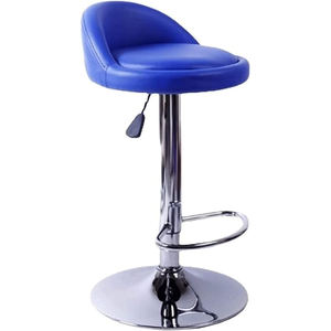 2025 chaises de bar modernes bon marché personnalisées chaises longues de bar chaise haute en métal rembourrage en polyuréthane réglable repose-pieds chromé tabouret de bar - Product Image 2