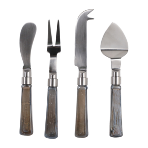 Set di utensili da portata con manico in marmo per cucina, stoviglie decorative, accessori moderni per l'intrattenimento - Product Image 5