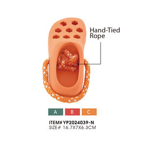Juguete Masticable para Perros con Forma de Zapatilla, con Cuerda, Dispensador de Golosinas, Juguete Interactivo de TPR para Perros - Product Image 2