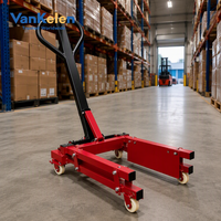 Chariot à palettes manuel de qualité industrielle agricole, réglable de 30 à 60 cm, pour un transfert logistique stable en entrepôt