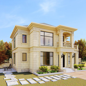 Villa Rurale Moderna a Due Piani in Acciaio Leggero Progetto per Autocostruzione Casa Mobile Integrata Prodotta da Azienda Professionale <span class=keywords><strong>di</strong></span> Ville - Product Image 1