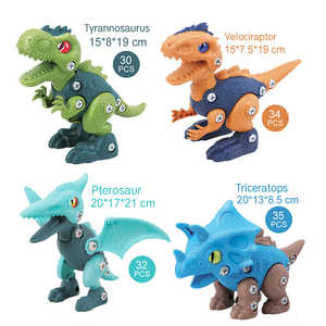 <span class=keywords><strong>Juguete</strong></span> <span class=keywords><strong>de</strong></span> Dinosaurio <span class=keywords><strong>de</strong></span> Plástico para Niños, Estilo Nuevo, Juego <span class=keywords><strong>de</strong></span> Ensamblaje, Desarmable con Tornillos, Cuatro en Uno - Product Image 2