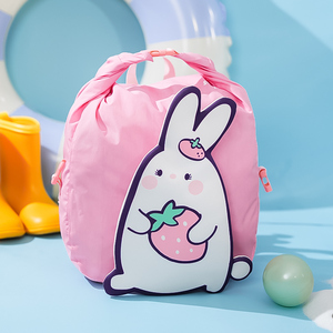 Adorable Bolsa de Playa <span class=keywords><strong>Infantil</strong></span> con Estampado Animal, Bolsa de Natación con Separación para Seco y Húmedo, Almacenamiento de Toallas, <span class=keywords><strong>Mochila</strong></span> de Agua Portátil - Product Image 3