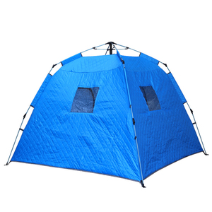 Carpa de Pesca en Hielo Portátil, Tipo Pop-Up, Cuadrada, Aislada, para Campamento, Senderismo, Pesca en Invierno - Product Image 3