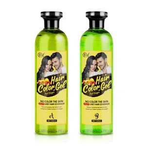 Oem Fruit Extract Zwarte Haarverf Gel Natuurlijke Tijdelijke Haarkleur Gel Haarverf Voor Professionele Salon