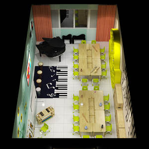 Chaise de table en bois et plastique Moetry chevalet de dessin pour enfants équipement de salle d'art pour la conception de salle de classe préscolaire et de pépinière de maternelle - Product Image 5