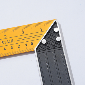 <span class=keywords><strong>12</strong></span> "300 mét thợ mộc Metric và inch Vàng góc vuông Cai Trị 90 độ đo dụng cụ cầm tay hợp kim nhôm thép - Product Image 5