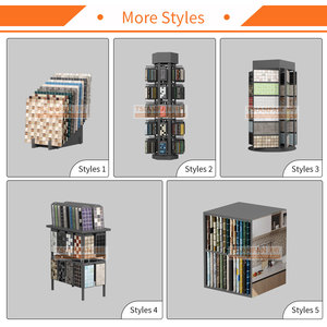 Los Comercios Minoristas Ahorran Espacio con el Expositor de Mosaicos Inclinado de Pared y el Expositor Vertical Multi-Slot - Product Image 5
