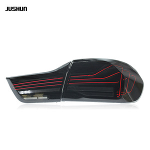 ไฟท้าย LED Jushun สำหรับรถ BMW ซีรีส์ 4 รุ่น F32 ปี 2013-2019 แบบเรียงลำดับ สีแดงดำ รุ่น 12V - Product Image 3