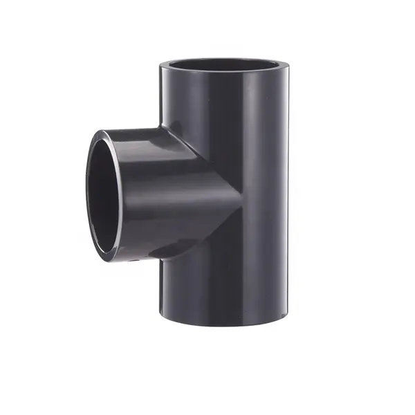 Penjualan Terbaik Din standar pipa Pvc fitting harga pabrik UPVC Elbow Tee Cross beberapa ukuran pipa