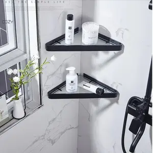 2 Shower Shelf No Drill Hanging Glass Shower Shelf For Inside Shower
