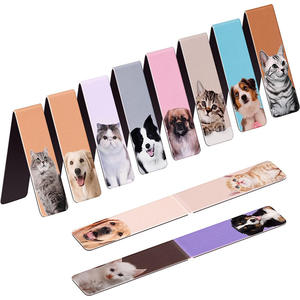 Vendita diretta in fabbrica segnalibro magnetico doppio lato paesaggio <span class=keywords><strong>Fauna</strong></span> <span class=keywords><strong>Flora</strong></span> creativa Clip magnetica flessibile segnalibro - Product Image 1