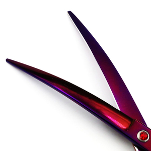 Ciseaux de coiffure professionnels de haute qualité en acier inoxydable à lame affûtée et manche long pour droitiers – Fournitures de salon de coiffure - Product Image 5