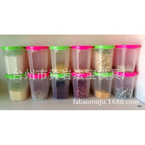 Square Plastic Airtight <b>Storage</b> Containers With Clip On Lids <b>For</b> <b>Kitchen</b> Food <b>Storage</b> Transparent Multi Size Options - Product Image 2