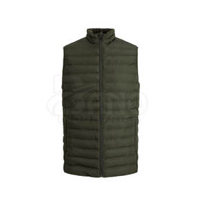 Top Vente Hiver Puffer Gilet Confortable Extérieur Laine Tissu 3D Motif Fait Pakistan Nylon Polyester Personnalisable Logo - Product Image 3