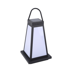 ไฟ LED พลังงานแสงอาทิตย์สำหรับตั้งแคมป์แบบพกพากันน้ำได้โคมไฟอลูมิเนียมอัลลอยด์แบบเรียบง่ายได้รับการจัดอันดับ IP65สำหรับสนามหญ้าในสวน - Product Image 1