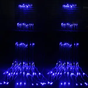 3x 2M/3x 3M/6x3M su akışı kar yağışı etkisi perde led şelale dize işık noel Diwali ışıkları