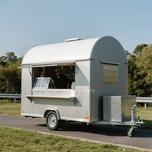 Remolques Pequeños Totalmente Equipados, Remolque de Comida Móvil con Cocina y Bebidas, Carrito de Venta de Hot Dogs - Product Image 5