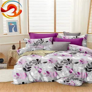 Comforter Hot Sale Home Textile Cheap Price Soft Comfortable 100% Polyester Luxury Comforter Bed Sheet Bedding Set For Home Hotel