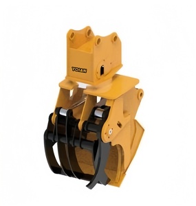 Grappin hydraulique rotatif avec pince coupeuse pour excavatrice de 4 à 6 tonnes - Product Image 5