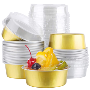 Wholesale 80 mm AL PE Food Grade <b>Foil</b> Lid Seal Aluminum <b>Foil</b> <b>Container</b> - Product Image 1