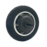 Encodeur de moteur de moyeu sans balais 12/48V 200W 10 pouces fabriqué en usine Scooter électrique moteur de moyeu de planche à roulettes aimant Permanent Durable
