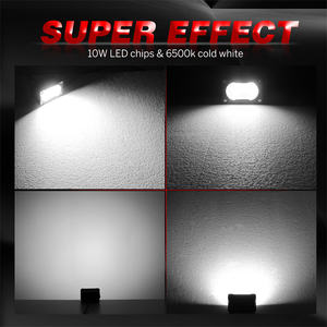 Lumière <span class=keywords><strong>de</strong></span> travail LED à angle lumineux super large <span class=keywords><strong>de</strong></span> 3 pouces 20W, diffuse, pour camions, remorques, tracteurs, voiturettes <span class=keywords><strong>de</strong></span> <span class=keywords><strong>golf</strong></span>, véhicules, lumière <span class=keywords><strong>de</strong></span> scène - Product Image 6