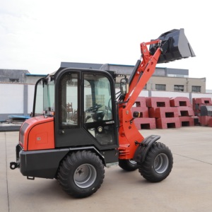 Mini-chargeur frontal diesel 2026 Al18 Hengli Hydraulics 4x4 à grande hauteur de levage pour la construction et la manutention des fruits en verger - Product Image 3