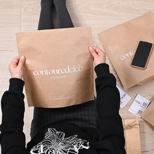 Thân Thiện Với Môi Phân Hủy Sinh Học Gửi Thư Pouch Bưu Chính Bưu Chính Phong Bì Quần Áo Vận Chuyển Túi Nâu <span class=keywords><strong>Kraft</strong></span> Giấy Bưu Phẩm Với Logo - Product Image 3