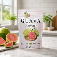 Voedingsmiddelenkwaliteit fabrieks prijs hoge kwaliteit fruitpoeder roze guavapoeder