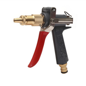 Pistola de Agua para Lavado de Autos Handa, Totalmente de Cobre, Boquilla de Pulverización Roja Tipo Pagoda, Cuerpo de Aluminio, Herramienta de Riego de Jardín de Alta Presión - Product Image 4