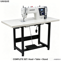 Machine à coudre industrielle UNIQUE GC-ML1 à point noué, informatisée, à entraînement direct, sans huile, haute vitesse 5000 points par minute