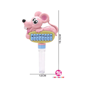 Usine Personnalisé Souris Forme Musical <span class=keywords><strong>Piano</strong></span> Jouets Enfants Début Éducatif Coloré Doux Fruit Saveur Dur Bonbons Jouet - Product Image 3