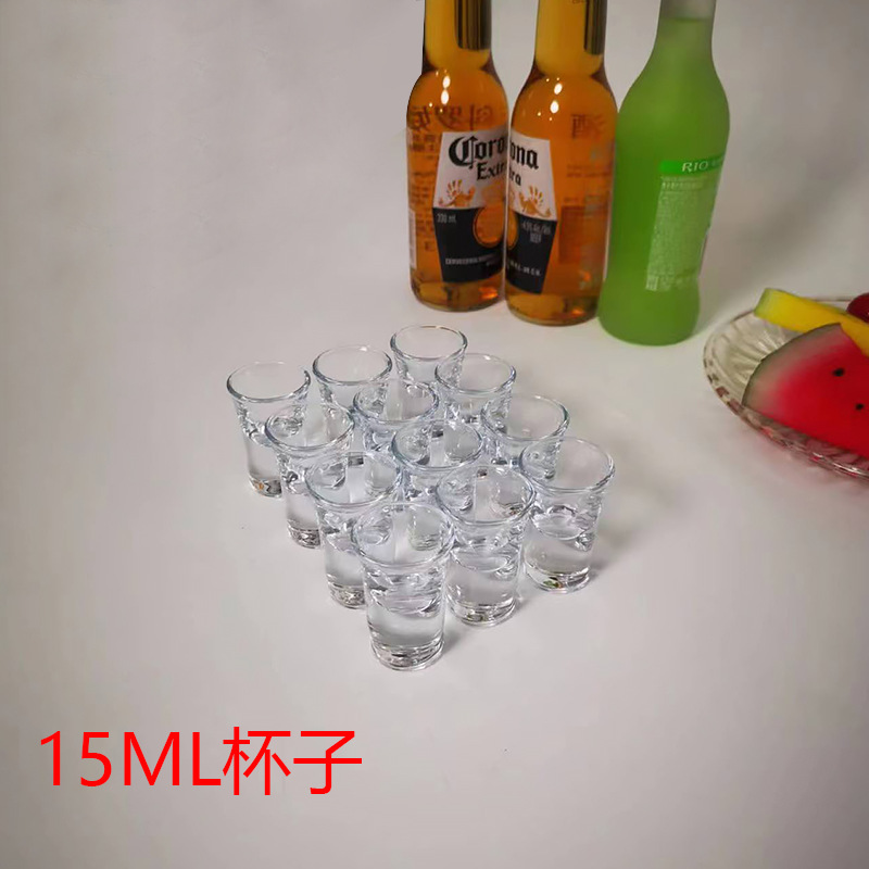 Verres à vin bullet 15 ml (50 pièces)