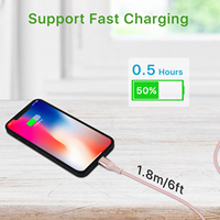 Cable de Datos con Logotipo Personalizado, Carga Rápida, Tipo-C a Tipo-C, 1m, Ecológico, Carcasa de Silicona y Aluminio, para iPhone y Cámara