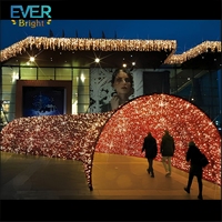 Arche lumineuse géante en PVC pour extérieur, avec LED, pour Halloween, Noël, étanche, 24V, pour aménagement paysager et mariages
